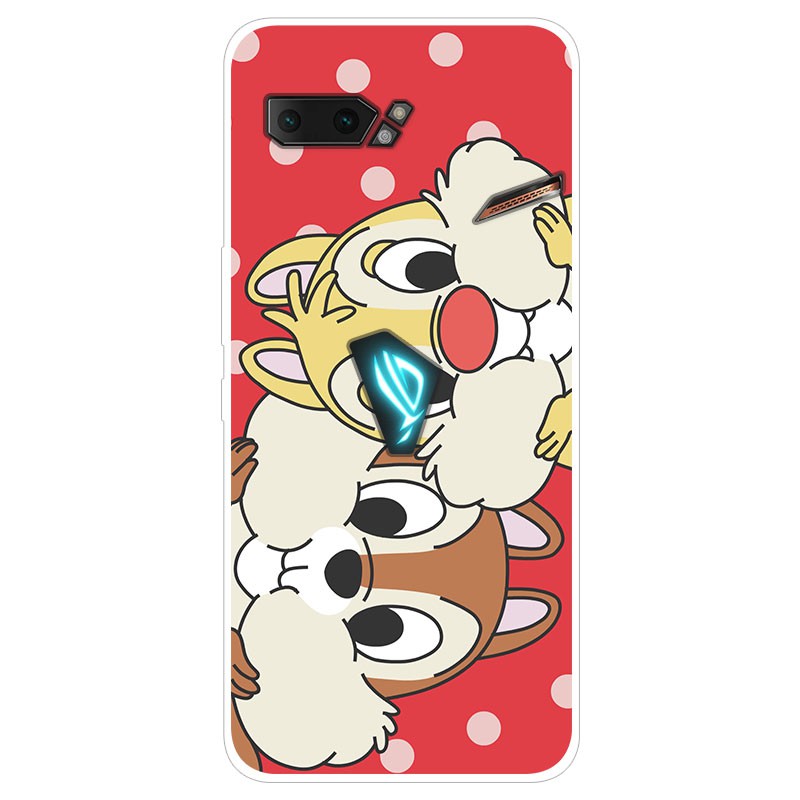 Ốp điện thoại silicone TPU mềm in hoạt hình cho Asus ROG Phone 2 ZS660KL