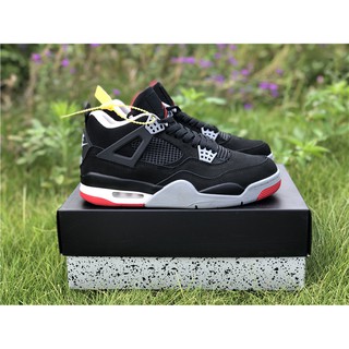 Giày Air Jordan 4 Bred Sale 50%+ FreeShip (Fullbox ảnh thật 100%)