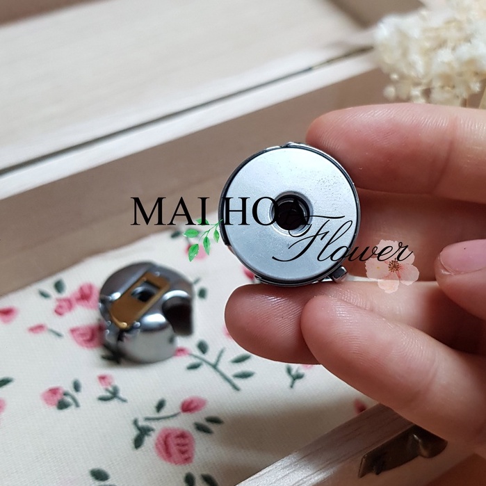 Ổ thoi thuyền máy may 1 kim công nghiệp chất liệu Nhật cao cấp chuẩn xịn, quả đào máy may quần áo, maihoaflower