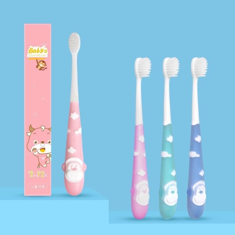 Bàn chải sợi tơ siêu mềm cho bé tập đánh răng mẫu mới
