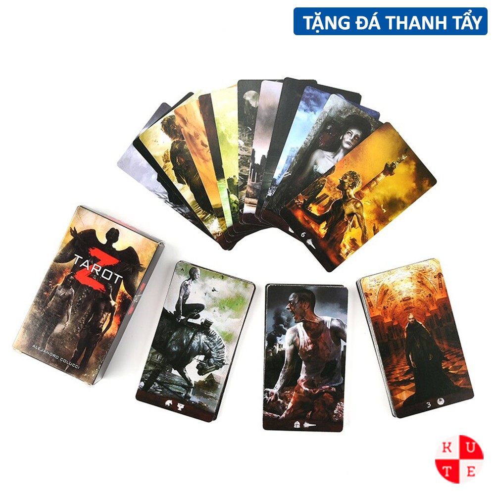 Bài Tarot Z 78 Lá Bài Tặng Đá Thanh Tẩy C32