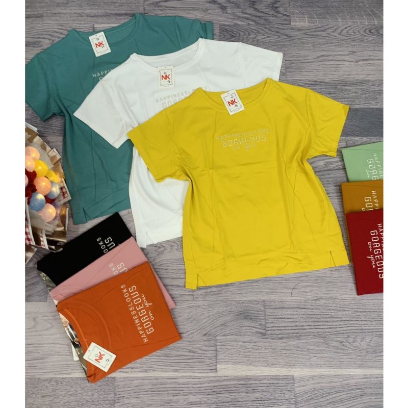 Áo Thun Nữ chất vải cotton 100%,MÀU SẮC BẠN TỰ CHỌN,SHOP SẼ CHỌN MẪU ÁO NGẪU NHIÊN MẪU MỚI NHẤT