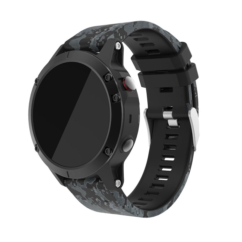 Dây Đeo Silicon Họa Tiết Rằn Ri Thay Thế Cho Đồng Hồ Thông Minh Garmin Fenix 6 Pro 5 Plus Forerunner 945 935 S60