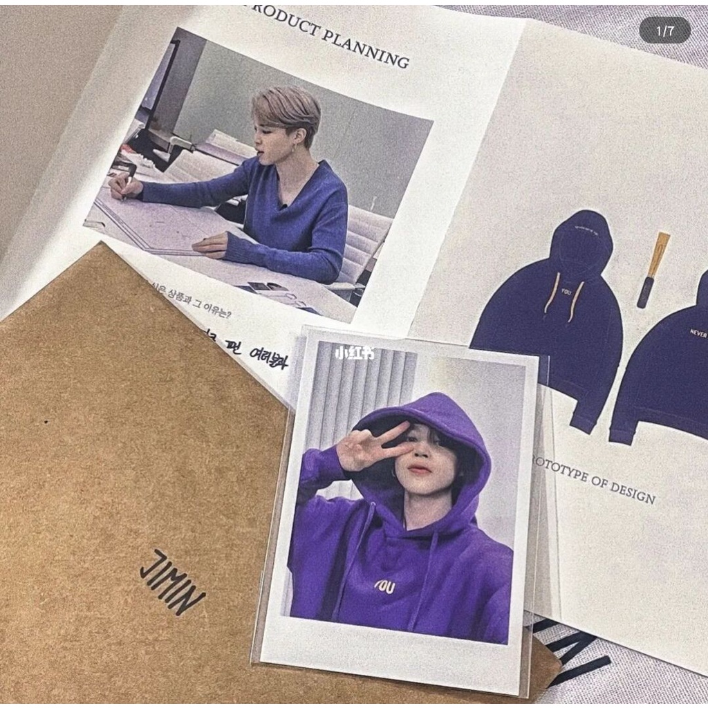 KPOP BTS JIMIN With You Never Walk Alone Same Same Photo Card Fan Collectible Paper Card Photo Set