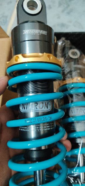 Phuộc sau Nitron lắp cho xe Sirius Jupiter MAX TAURUS