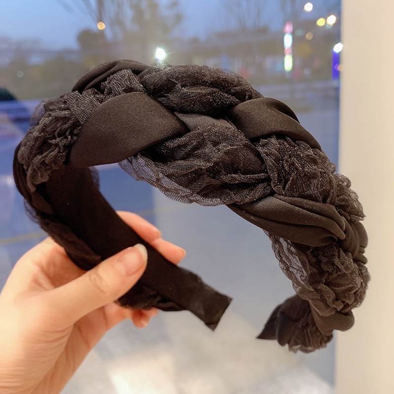 Băng Đô Cài Tóc Màu Cà Phê Đen Phong Cách Hàn Quốc Thời Trang Xuân Hè 2022