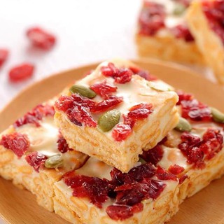 SET NGUYÊN LIỆU KẸO NOUGAT/KẸO HẠNH PHÚC VỊ DÂU TỰ LÀM - tặng kèm túi đựng kẹo xinh xắn