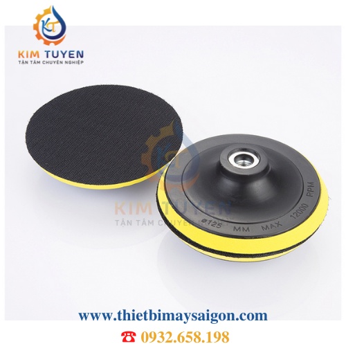 Combo 8 Đế Gắn Phớt Đánh Bóng 4inch 100mm M16 💥 Chuyên Dùng Cho Máy Đánh Bóng Đá Khí Nén, Máy Mài Hơi Nước