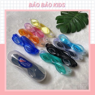 Kính bơi Seals phối màu cực cool có hộp đựng cho bé 3-10y