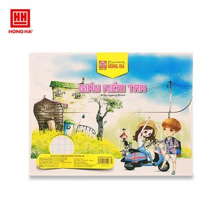 Giấy kiểm tra kẻ ngang Hồng Hà Chibi 4937 (05 quyển)