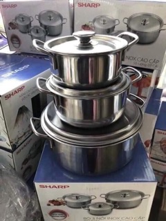 Bộ 3 nồi sharp hàng khuyến mại