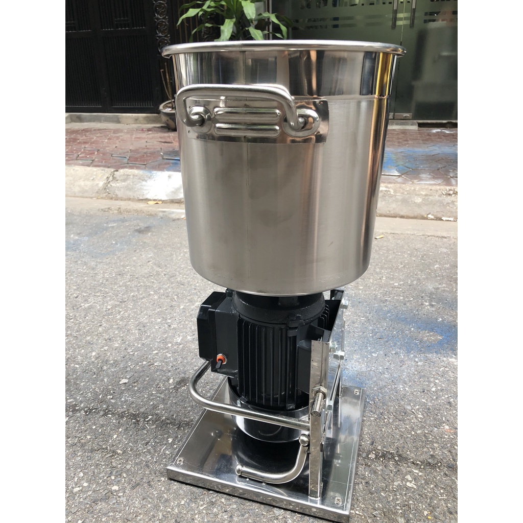 Máy xay cháo, pate, xay củ quả, xay tương cà ớt dạng nồi cao 25cm xay 3kg/ mẻ có vòi xả