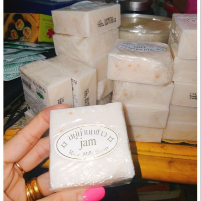 [THANH LÍ DO BỊ MÓP MÉO]  XÀ PHÒNG CÁM GẠO THÁI LAN JAM RICE MILK SOAP BỊ MÓP MÉO DO VC | WebRaoVat - webraovat.net.vn