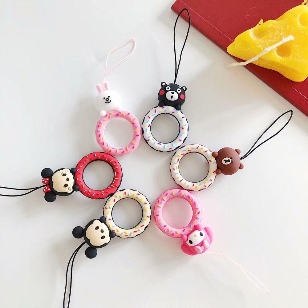 Dây Đeo Điện Thoại / Chìa Khóa Họa Tiết Hoạt Hình Mickey / Minnie Dễ Thương