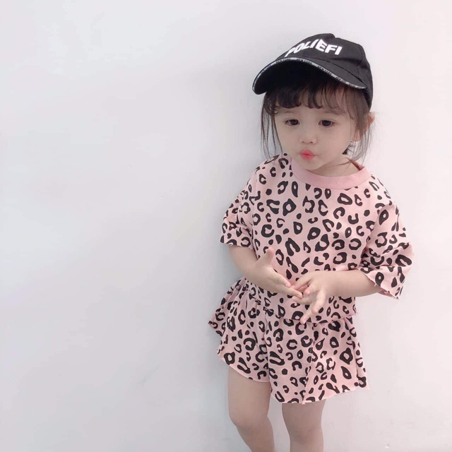 Set bộ beo cho bé gái