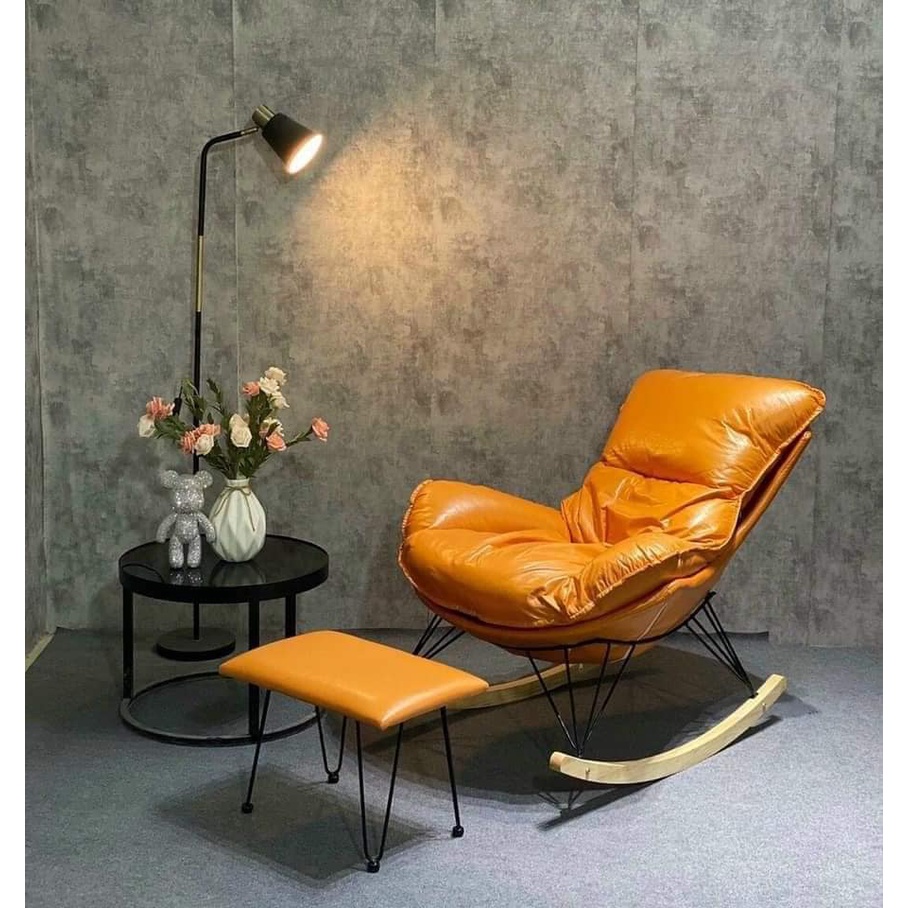 Ghế thư giãn bập bênh nhập khẩu- FREESHIP - Ghế sofa thư giãn - 5 màu tùy khách chọn