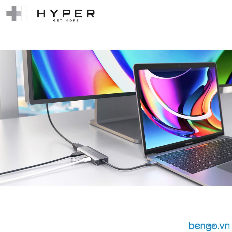 Cổng Chuyển HyperDrive 4 In 1 USB-C Hub HDMI 4K/60Hz - HD41