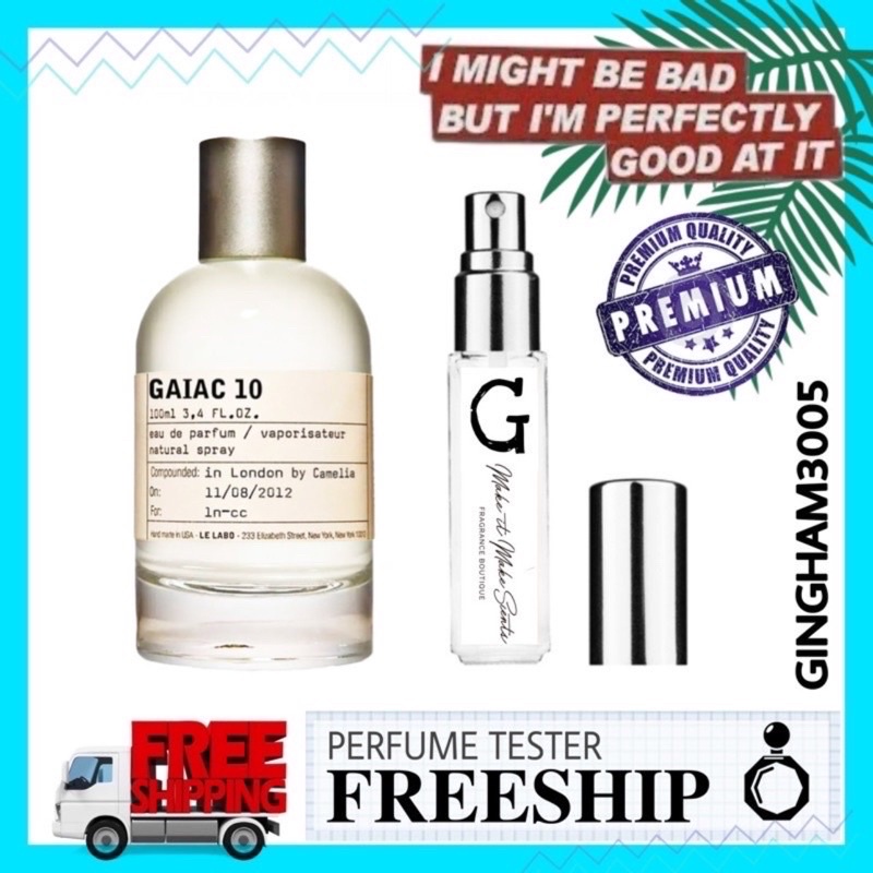 ✦GH✦Nước hoa Le Labo Gaiac 10 Tokyo 10ml Sản phẩm nước hoa