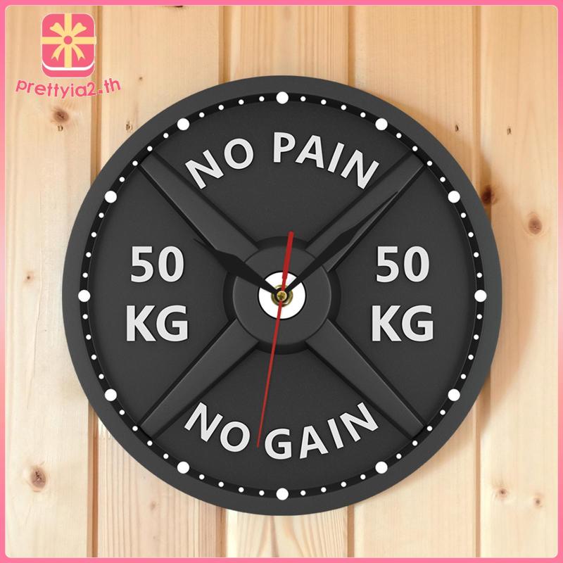 Đồng Hồ Treo Tường Hình Quả Tạ Phong Cách Tối Giản Hiện Đại Thích Hợp Làm Quà Tặng Cho Người Tập Gym