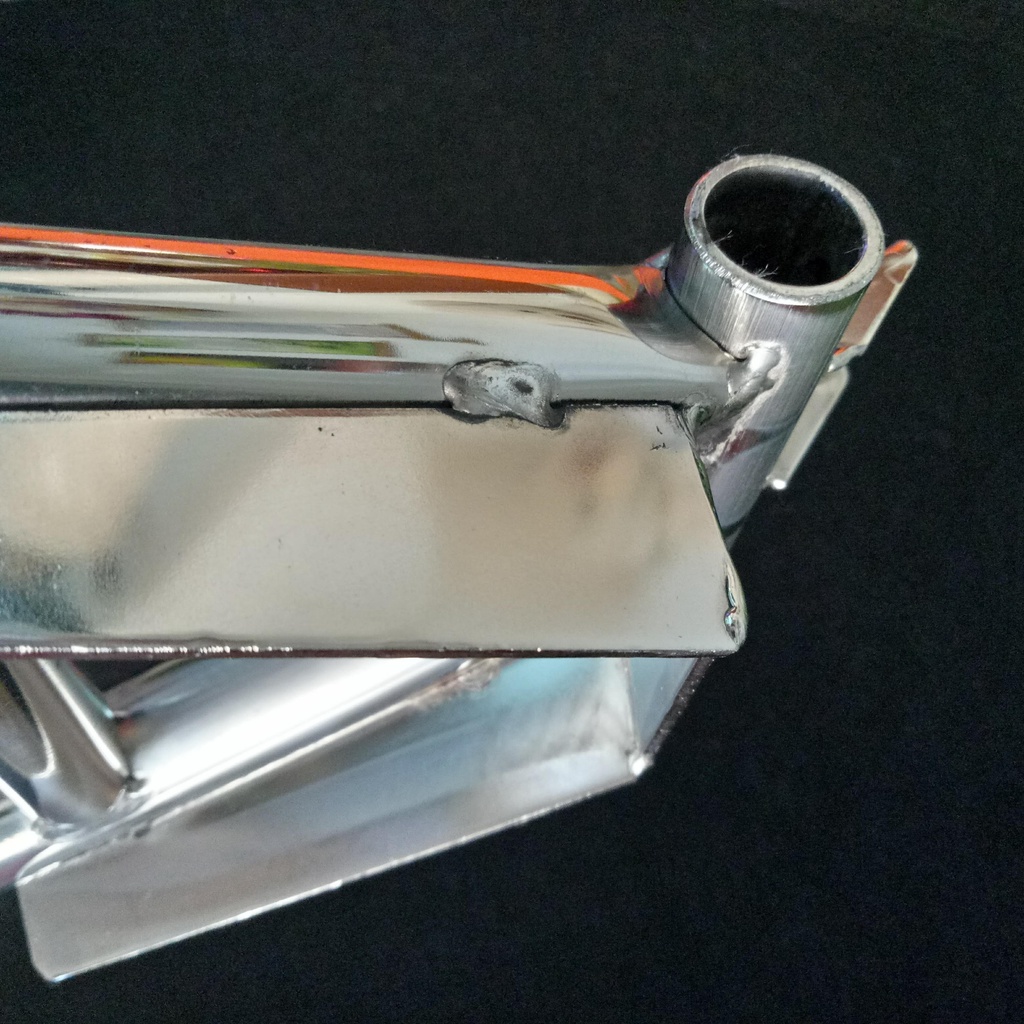 Chân chống đứng inox cho wave RS -  FU NEO sáng bóng - hàng đặc biệt