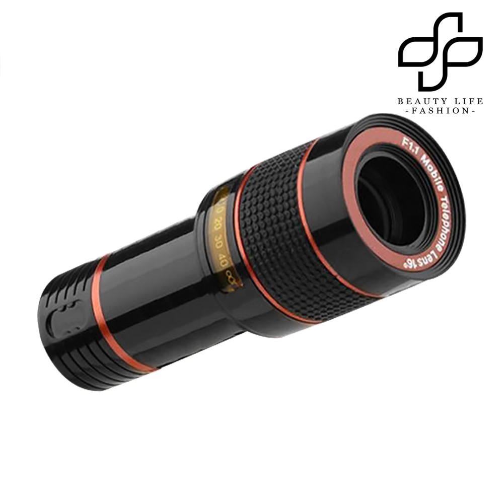 Ống Kính Phóng To 12x Hd Kèm Kẹp Cho Điện Thoại