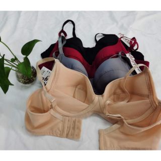 Áo lót trơn mỏng không gọng đệm cotton nâng ngực