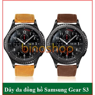 Dây da đồng hồ Samsung Gear S3 / Classic / Frontier