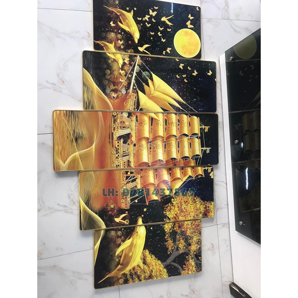 Tranh Treo Tường Tráng Gương, Tranh Treo Phòng Khách, Phòng Ngủ, Trang Trí Nhà Cửa Kích Thước 90x1m5