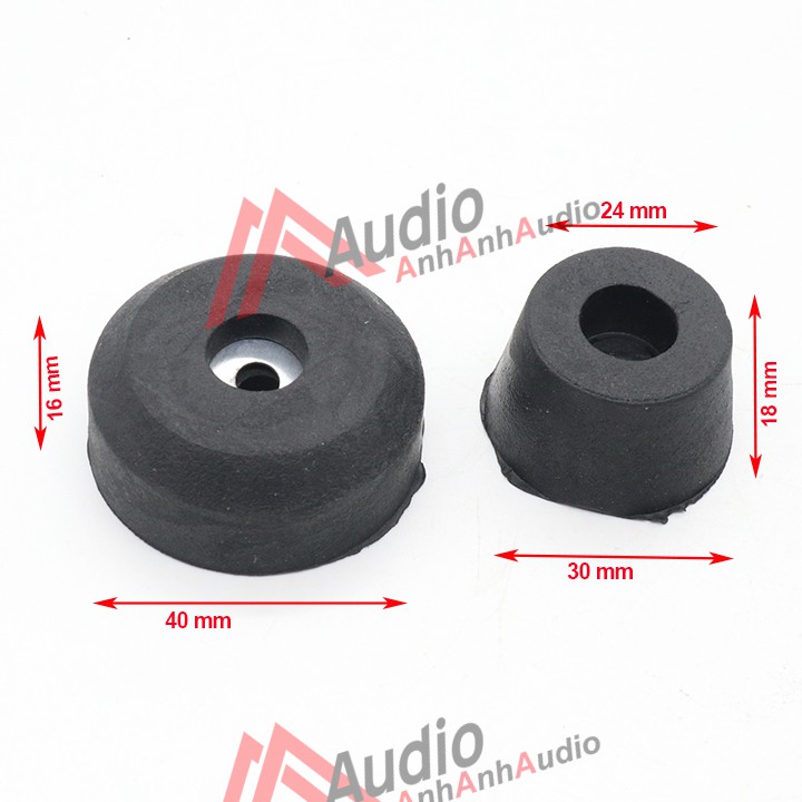 đế cao su cho loa và amply , bộ 8 cái
