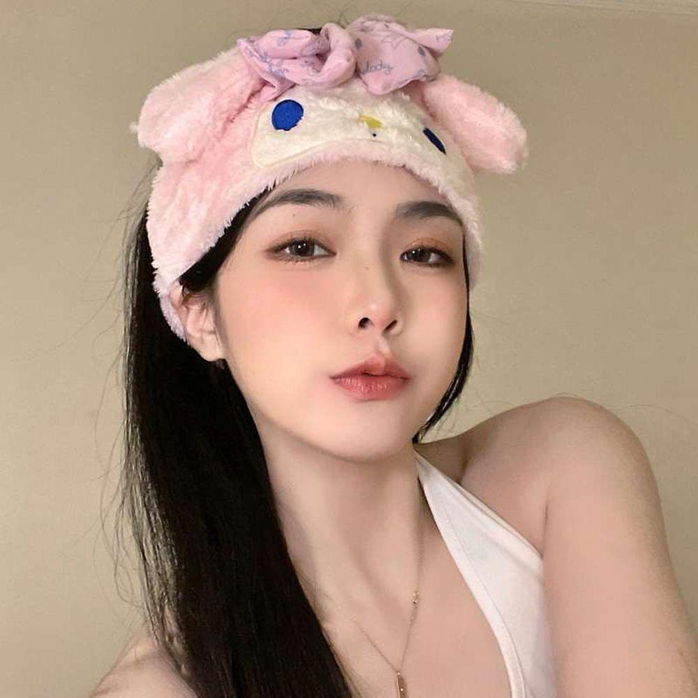 Băng Đô Lông Nhung Chống Trượt Phong Cách Thời Trang Hàn Quốc Cho Bé Gái