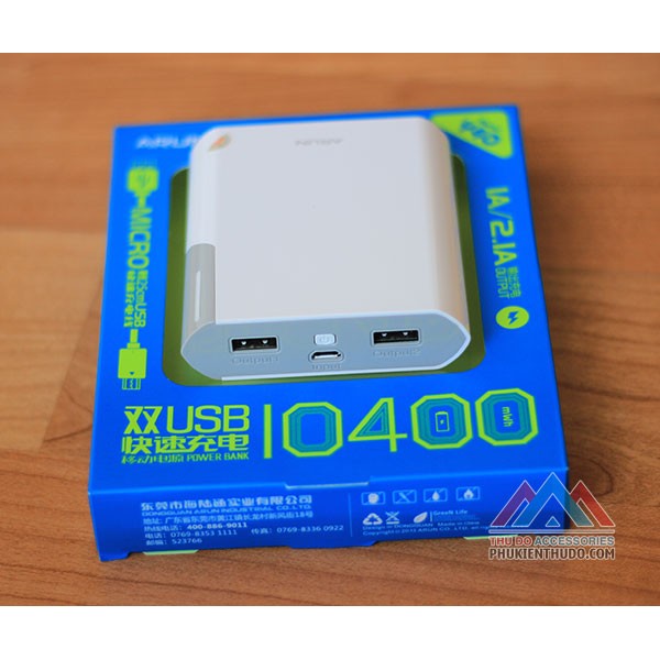 Pin Sạc Dự Phòng Arun 5600 mAh chính hãng