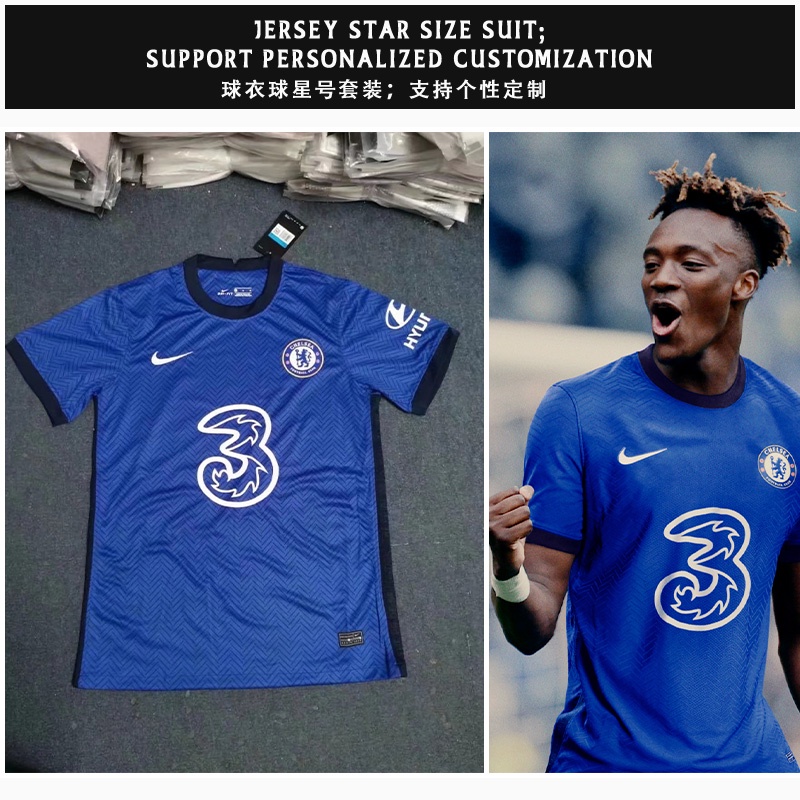 Áo Thun Số s-2xl Câu Lạc Bộ Chelsea 2020-21
