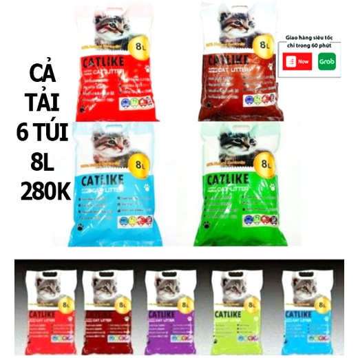 CATLIKE 8L Cát vệ sinh cho mèo siêu vón và khử mùi