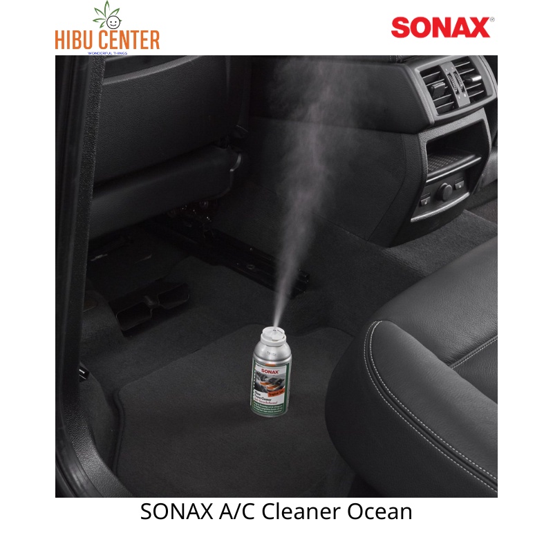 Khử Mùi Điều Hòa Ôtô Dạng Hơi SONAX Car A/C Cleaner Ocean-fresh 100ml 323600