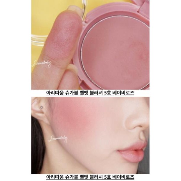 Phấn má siêu lì Aritaum Sugarball velvet cheek color