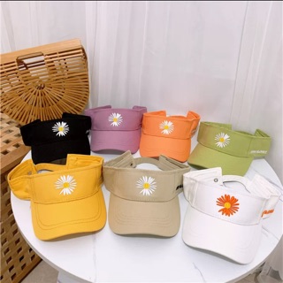 Nón Mũ Kết Nửa Đầu Thêu Hình Hoa Cúc ( PKT.SHOP )