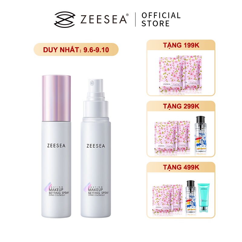 Chai xịt trang điểm Zeesea tạo hiệu ứng bóng bẩy lâu trôi quyến rũ 100ml/ 50ml