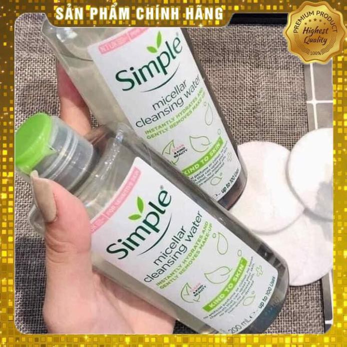 ( HÀNG CHUẨN AUTH ) - Nước Hoa Hồng soothing facial Toner Simple - freeship | WebRaoVat - webraovat.net.vn