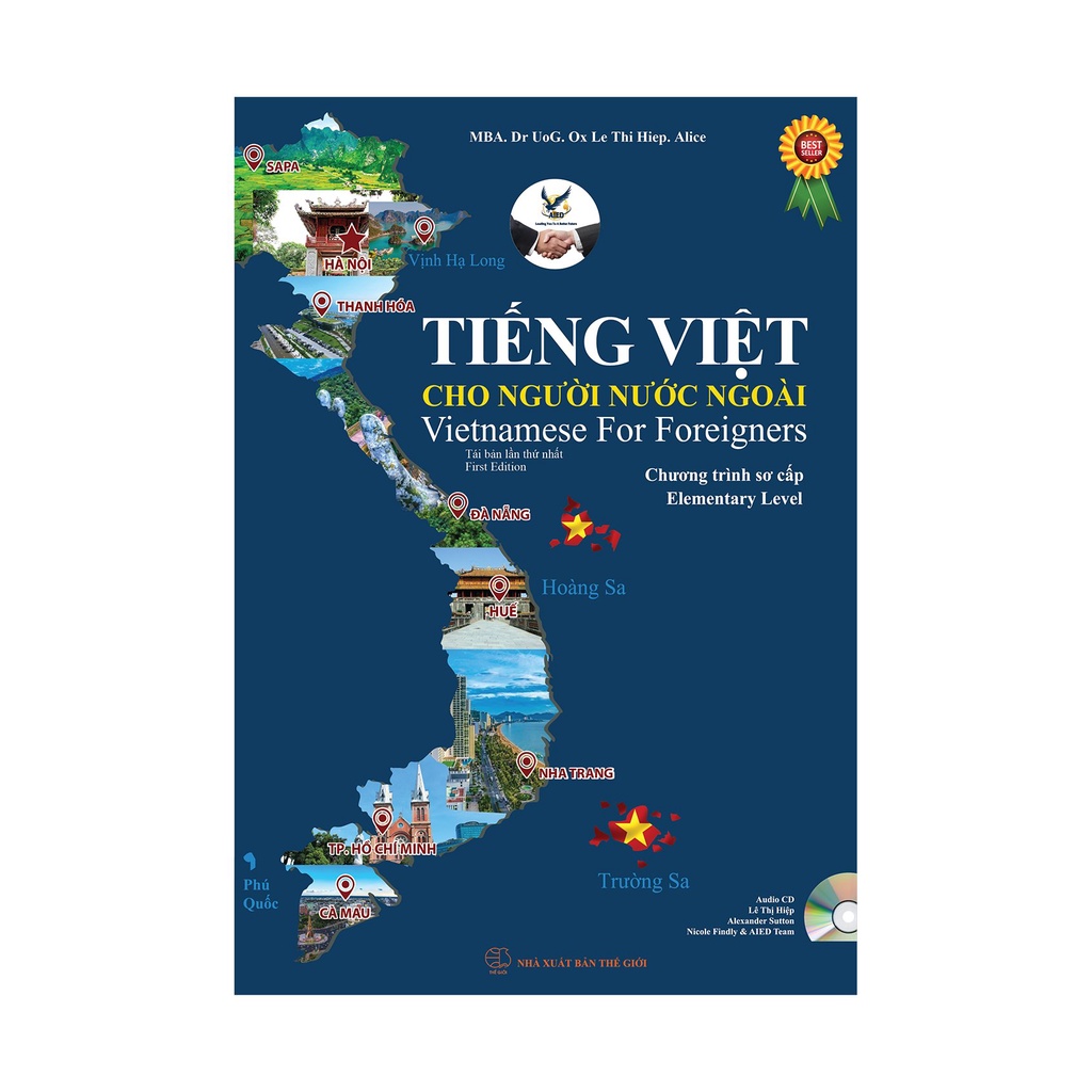 Sách Tiếng Việt Cho Người Nước Ngoài - Chương Trình Sơ Cấp - Tái Bản Lần 1 Kèm CD