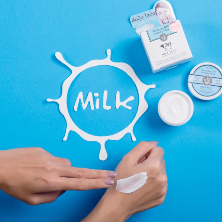 Mặt nạ ngủ dưỡng trắng và trẻ hóa da Scentio Milk Plus 45g