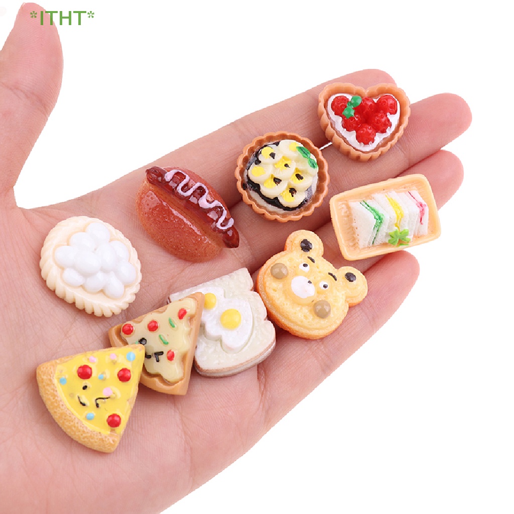 Set 2 / 5 Đồ trang trí Thức Ăn Mini Trang Trí Nhà Búp Bê Mới