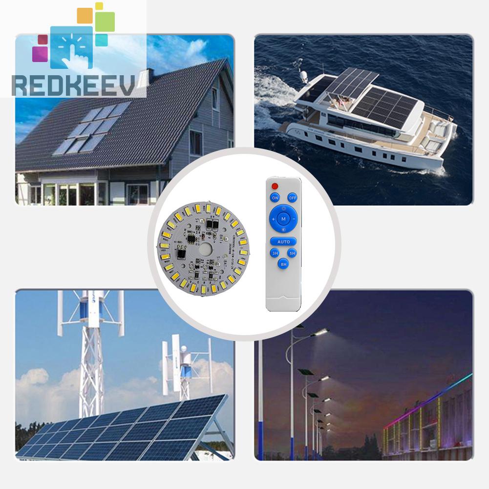 Bảng đèn LED tròn 12W sử dụng năng lượng mặt trời