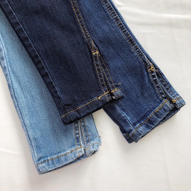 Quần skinny 9 tấc xẻ lai