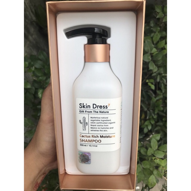 Dầu gội Skin Dress 7 Cactus Rich Moisture Shampoo 300ml