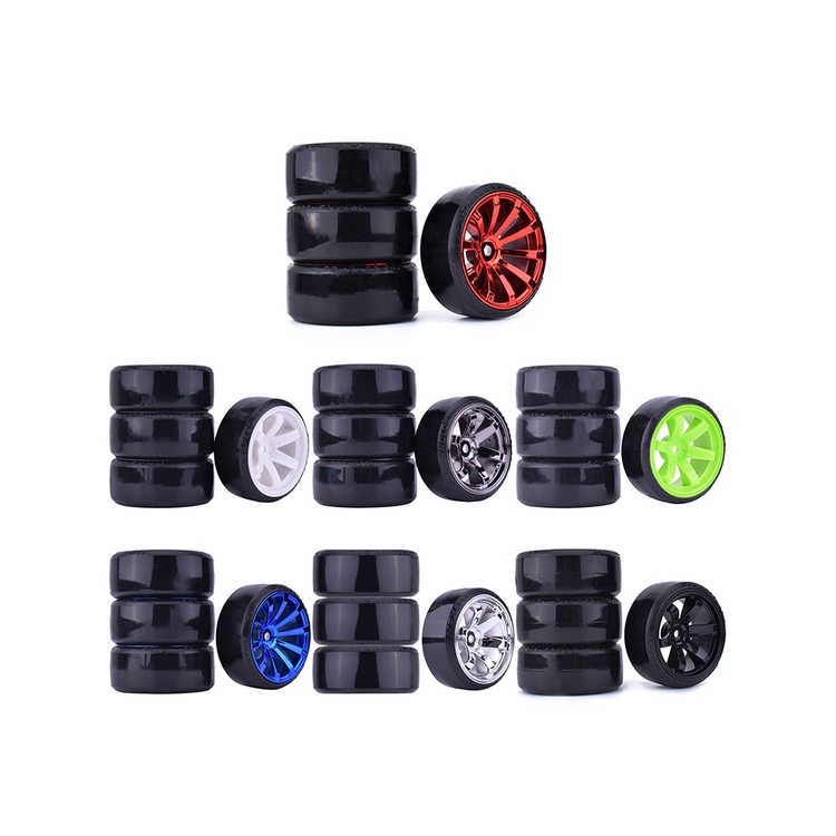 Set 4 Bánh Xe 9imod 12mm driff Chuyên Dụng Cho Xe Điều Khiển Traxxsa HSP Tamiya HPI