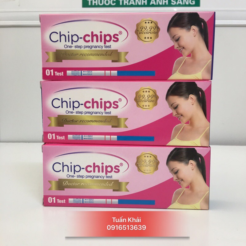 Que thử thai Chip Chip - Chính xác - thử nhanh - tanaphar