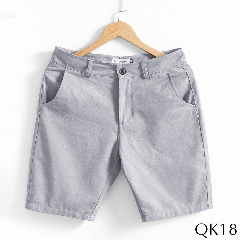 Quần Short Nam Kaki Mềm Mịn VICERO Năng Động Trẻ Trung - HÀNG MỚI VỀ