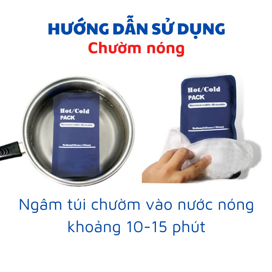 Túi chườm vi sóng nóng lạnh Rexio Care Đài Loan (cỡ trung) KHK Healthcare