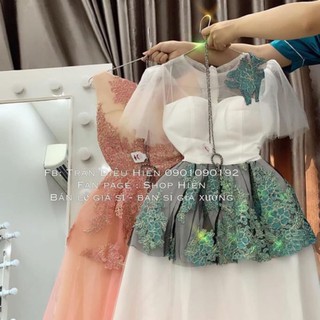 Đầm công chúa cao cấp (còn vàng)