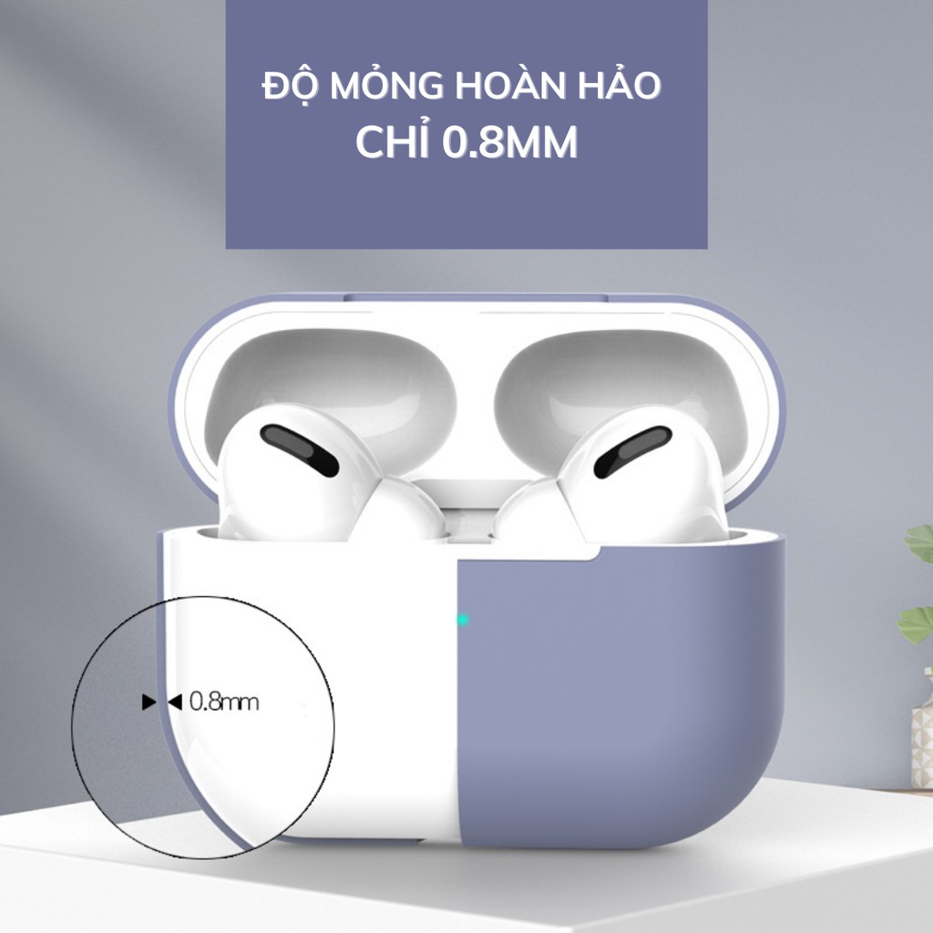 [Airpods Pro] Ốp màu Pastel chống bẩn cao cấp thế hệ mới 2021, bảo vệ hoàn hảo cho Airpod Pro